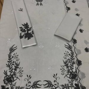 3 Pcs Women's Unstitched Suite